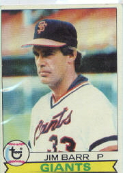 1979 Topps Baseball Cards      461     Jim Barr DP